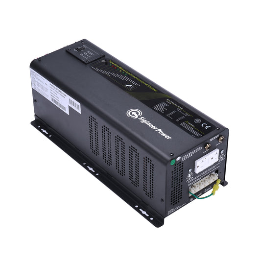 3000 Watt Inverter Charger 12 Volt to 110V 120Vac Amp GFCI Outlet – Pure Sine Wave | APC3012NC
