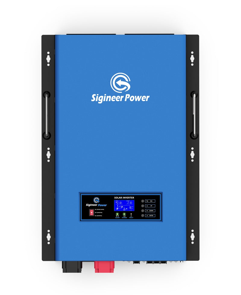 ECO-WORTHY All-in-one Solar Hybrid Charger Inverter Built in 3000W 24V Pure  Sine Wave Power Inverter and 60A MPPT Solar Controller for Off-Grid System
